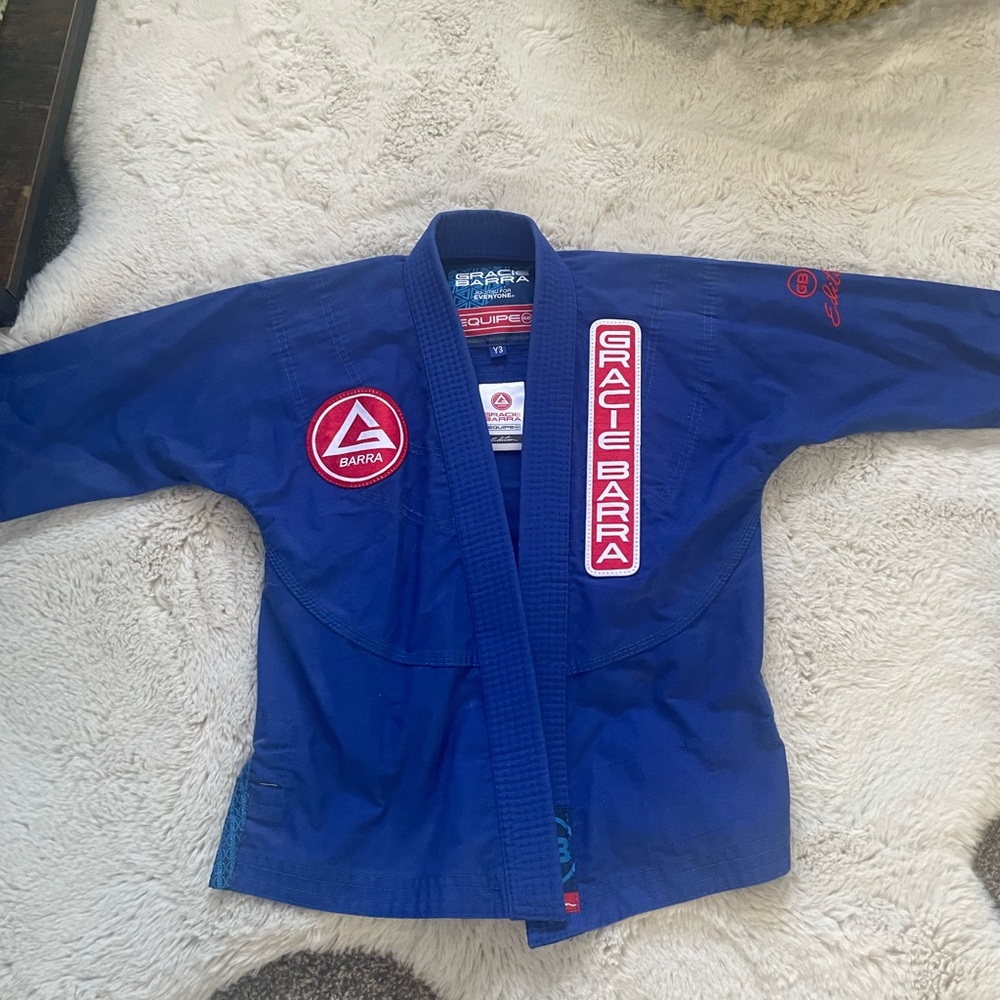 Kids Gracie Barra Blue Jiu-Jitsu Gi